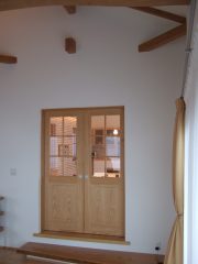 オーダー家具, 大阪 メープル無垢材キッチン収納