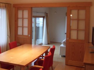 オーダー家具, 大阪 メープル無垢材キッチン収納